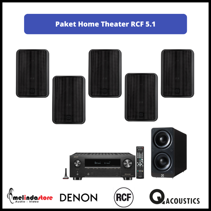 Paket Speaker Home Theater RCF 5.1